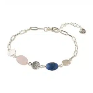 Aesthetic Lapis Lazuli Rose Quartz Bracelet SP