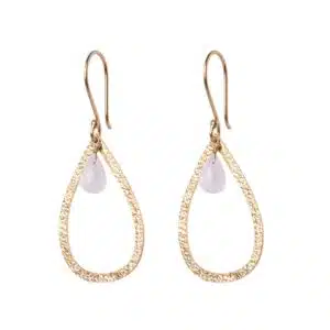 Affection Rose Quartz Earrings GP