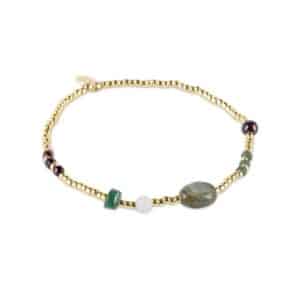 Amuse Labradorite Gemstone Mix Bracelet GC