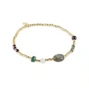 Amuse Labradorite Gemstone Mix Bracelet GC