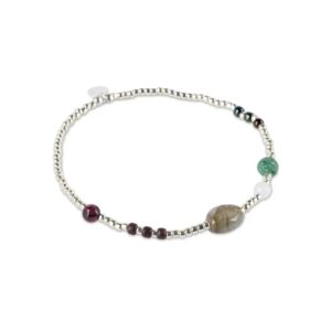 Amuse Labradorite Gemstone Mix Bracelet SC