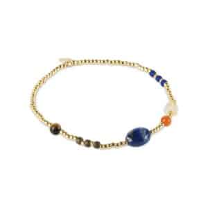 Amuse Lapis Lazuli Gemstone Mix Bracelet GC