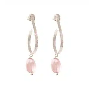 Attracted Rose Quartz Earrings SP