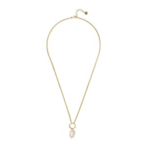 Awareness Rose Quartz Necklace GP