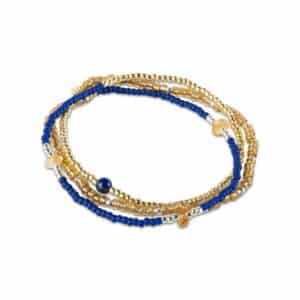 Balanced Citrine Lapis Lazuli Bracelet GC