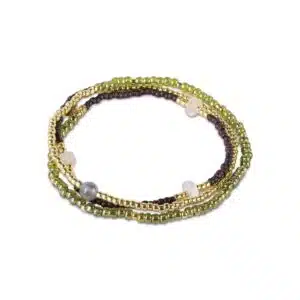 Balanced Rose Quartz Labradorite Bracelet GC