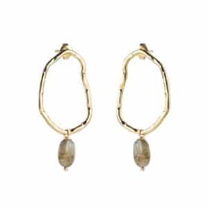 Bravery Labradorite Earrings GP