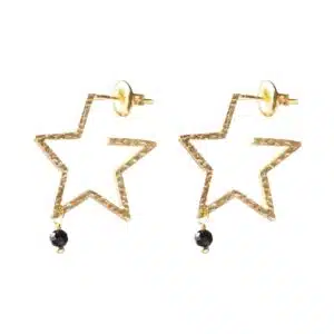 Cheery Black Onyx Earrings GP
