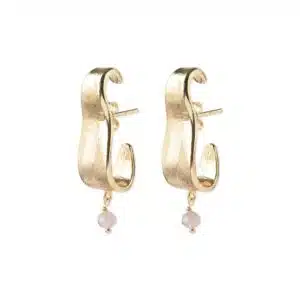Creative Rose Quartz Earrings GP