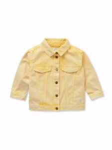Denim jacket - Pastel Yellow