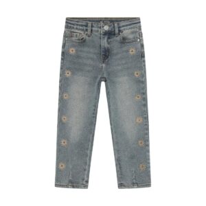 Denim Mom Fit Embroidery - Used Medium Denim
