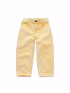 Denim pants yellow - Pastel Yellow