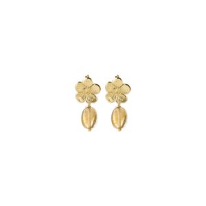 Ember Citrine Earrings GP