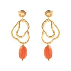 Fascinated Carnelian Earrings GP