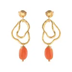 Fascinated Carnelian Earrings GP