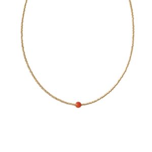 Flora Carnelian GC Necklace