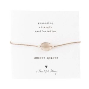 Gemstone armband - Rookkwarts