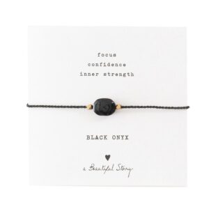 Gemstone card - Black Onyx