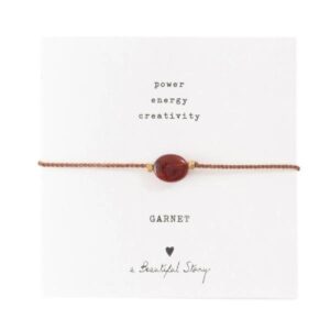 Gemstone card - Garnet