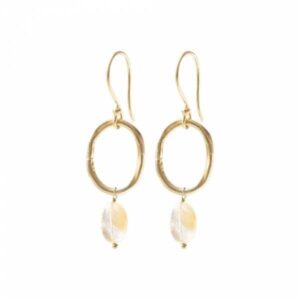 Graceful Citrine GP Earrings