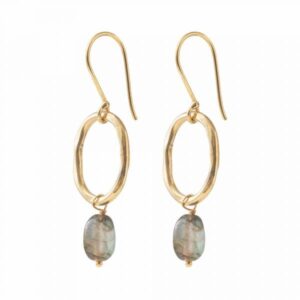 Graceful Labradorite GP Earrings