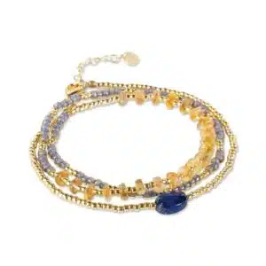 Identity Lapis Lazuli Citrine Bracelet GC