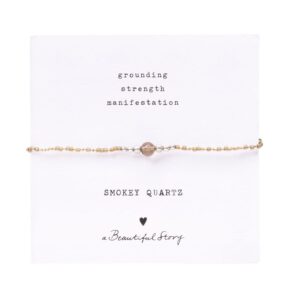 Iris Card Smokey Quartz Bracelet SC
