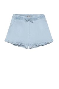 Light weight Denim Shorts - Light Denim Blue