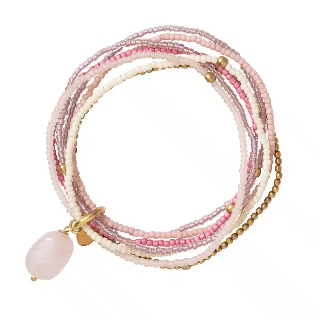 Nirmala Rose Quartz GC Bracelet
