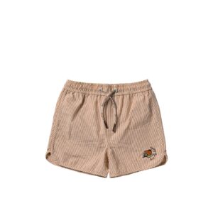 Seersucker | Swim Shorts | Bombay Brown