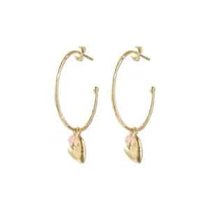 Solidarity Rose Quartz Earrings GP