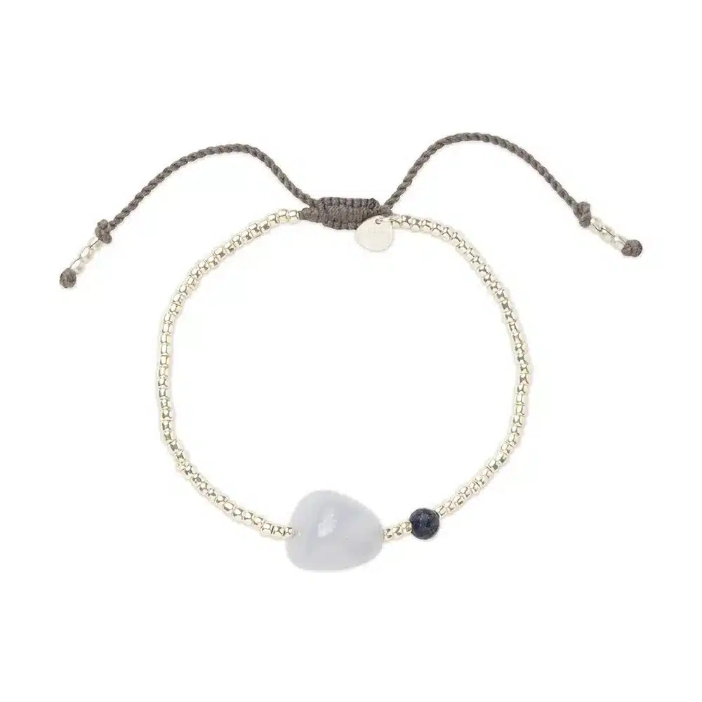 Surprise 126 Blue Lace Agate Lapis Lazuli Bracelet SC