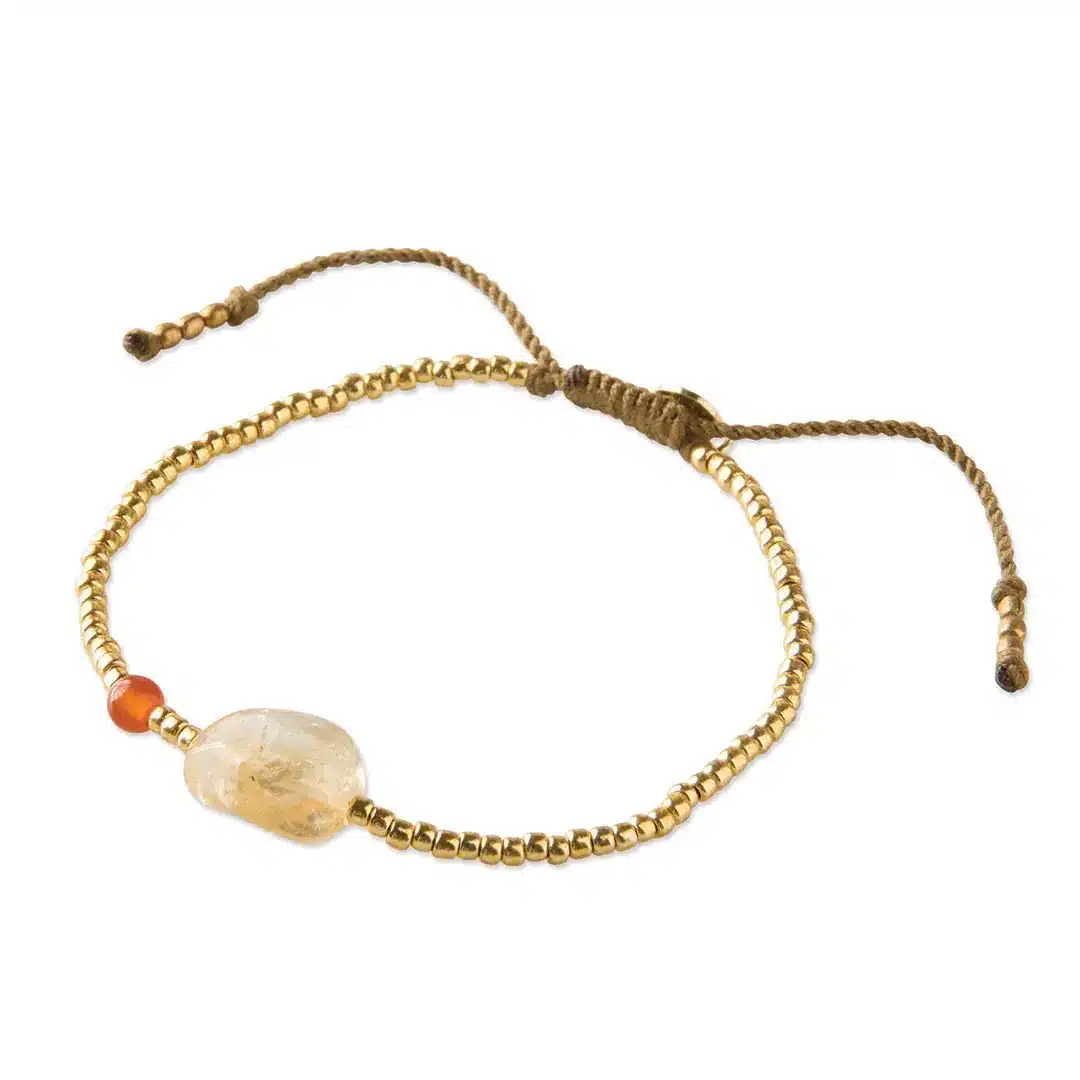 Surprise Citrine Carnelian Bracelet GC