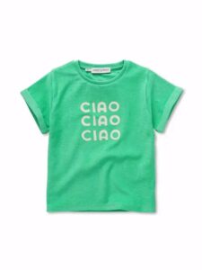 Terry T-shirt ciao - Jade Green
