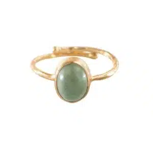Visionary Aventurine Ring GP