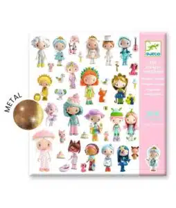 160 Metallic Stickers Tinyly
