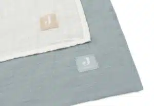 2x Hydrofiele Multidoek 115x115cm - Sea Green/Ivory