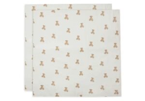 2x Hydrofiele Multidoek 115x115cm – Teddy bear