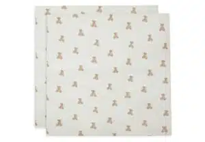 2x Hydrofiele Multidoek 115x115cm – Teddy bear