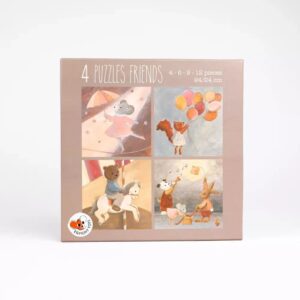 4 Puzzels - vrienden