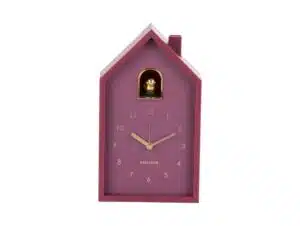 Alarm clock Modern Cuckoo Oro - Dark Mauve