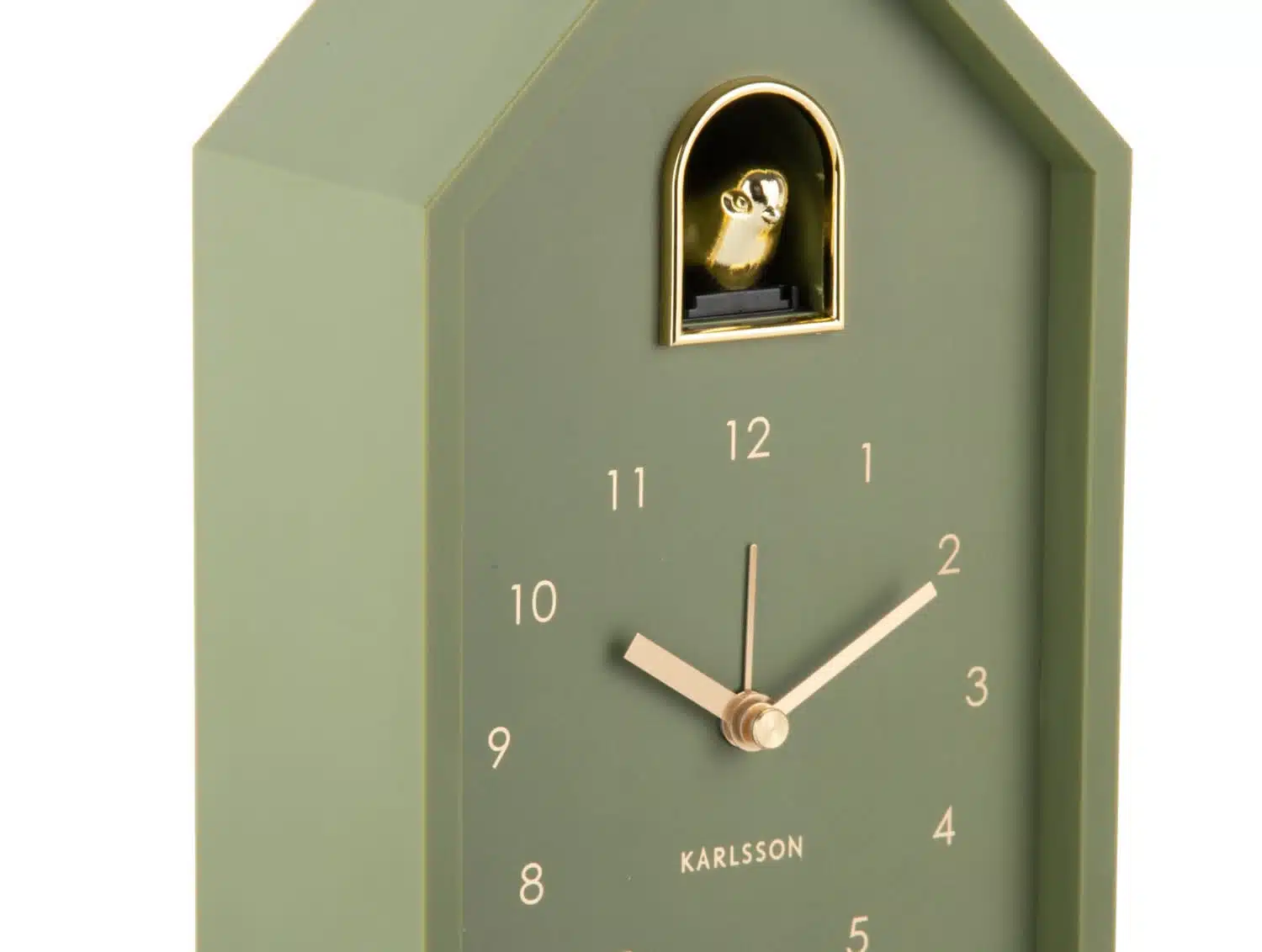 Alarm clock Modern Cuckoo Oro - Luxury green