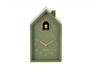 Alarm clock Modern Cuckoo Oro - Luxury green