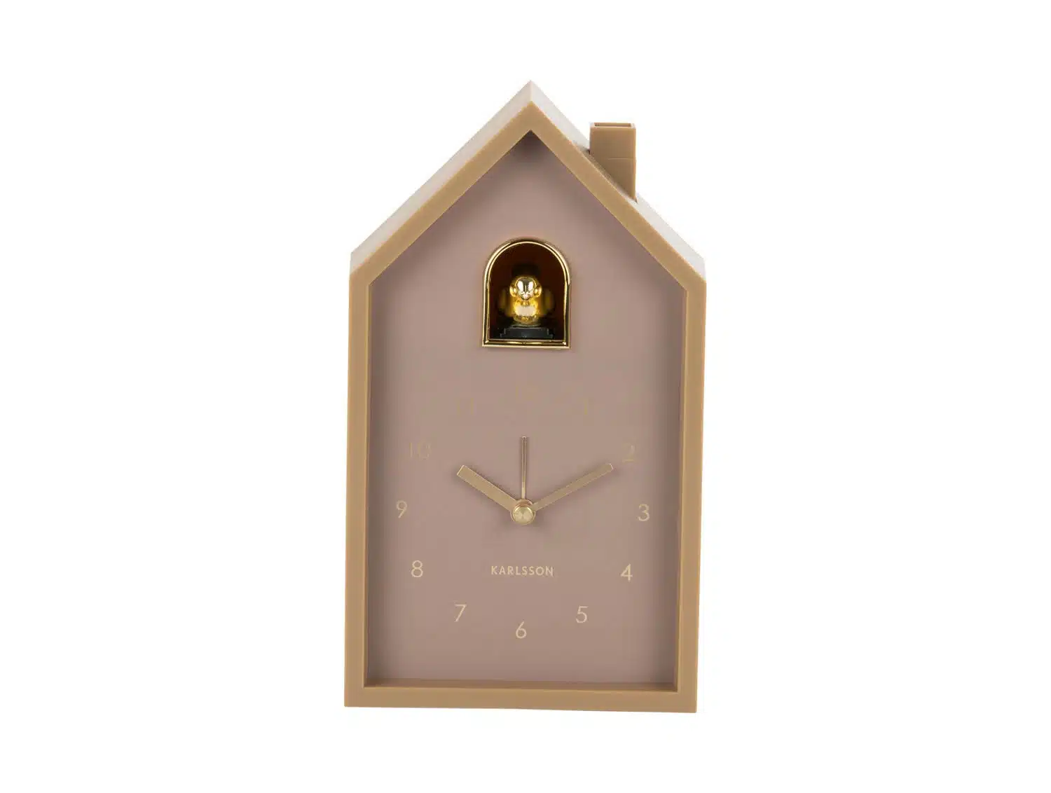 Alarm Clock Modern Cuckoo Oro - Mocha Brown
