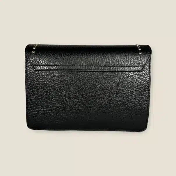 Alex Studs Bag - Black Leather
