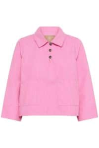 Ayna Shirtjacket - Pink Stripe