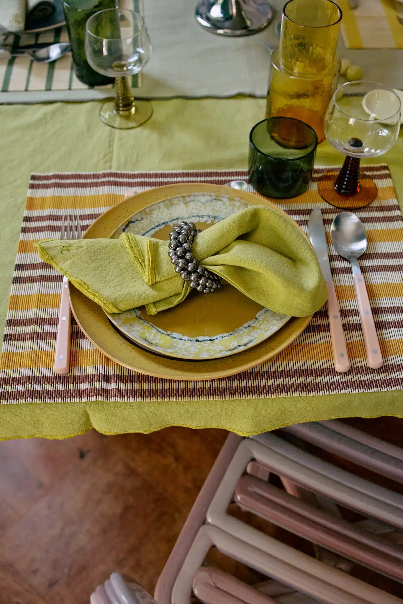 Bamboo placemat - Amber