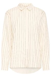 Beccos Shirt - Birch/Black Stripe