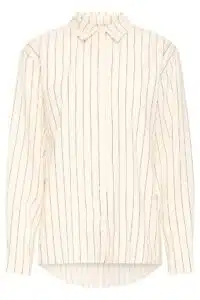 Beccos Shirt - Birch/Black Stripe
