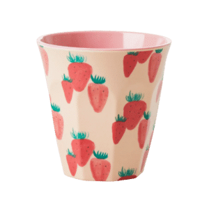 Beker - aardbei print